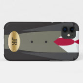 Tuxedo iPhone 5S Monogram Case (Rückseite (Horizontal))