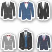 Tuxedo Jacket Stickers Aufkleber (Vorderseite)