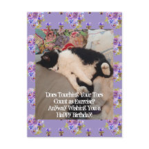 Tuxedo-Katze Alles Gute zum Geburtstag Berührende