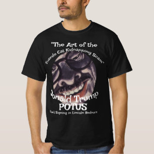 Tuxedo-Katze Entführungsbetrug Art Donald Trump HG T-Shirt