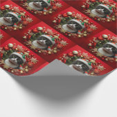 Tuxedo-Katze Geschenkpapier (Ecke)