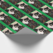 Tuxedo-Katze Geschenkpapier (Ecke)