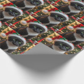 Tuxedo-Katze Geschenkpapier (Ecke)
