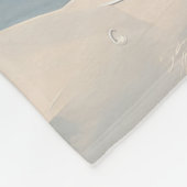 Tuxedo Katze im Schnee Weihnachten Fleecedecke (Ecke)