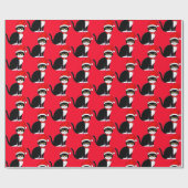 Tuxedo Katze in Bowtie: zu Weihnachten Geschenkpapier (Flach)