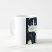 Tuxedo-Katze Kaffeetasse (Vorderseite Links)