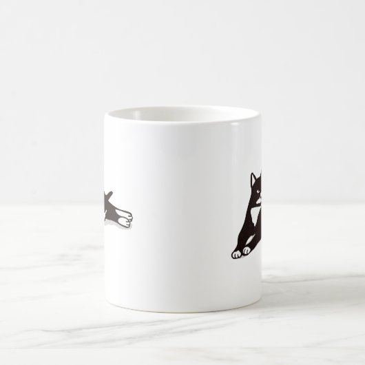 Tuxedo Katze Katze Lady Geschenk Katze Mama Tuxedo Kaffeetasse (Mittel)