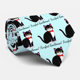 Tuxedo-Katze kleidete oben in einer Bogen-Krawatte Krawatte