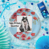 Tuxedo Katze Liebe Girls Pappteller (Party)