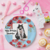 Tuxedo Katze Liebe Girls Pappteller (Party)