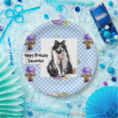 Tuxedo Katze Liebe Girls Pappteller (Party)