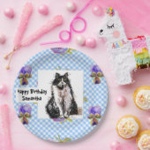 Tuxedo Katze Liebe Girls Pappteller (Party)