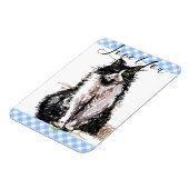 Tuxedo Katze Liebe Sie Schwarze und Weiße Katzen Magnet (Linke Seite)
