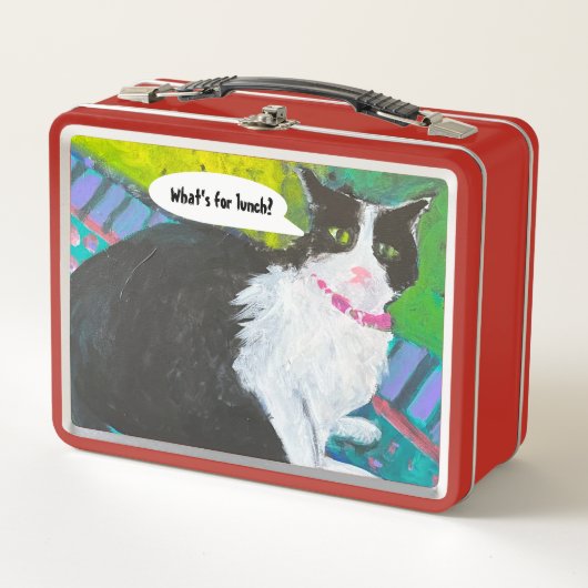 Tuxedo-Katze Lunchbox (Vorderseite)