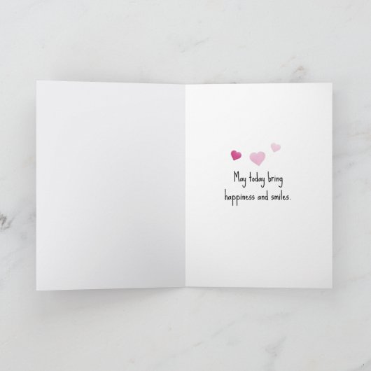 Tuxedo Katze mit Hello Sign Karte (Innenseite)