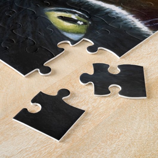 Tuxedo Katze mit Hummingbird Katze 571 Puzzle (Seite)