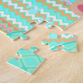 Tuxedo Katze mit Mausspielzeug Puzzle (Seite)