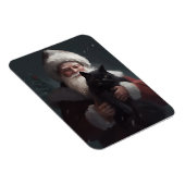 Tuxedo Katze mit Weihnachtsmann Weihnachten Magnet (Rechte Seite)