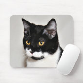 Tuxedo-Katze Mousepad (Mit Mouse)