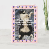 Tuxedo Katze Niedlich Funny Doing eine Hula Tanz C Karte (Vorderseite)