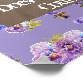 Tuxedo Katze Niedlich Funny Touching Zehen Katzen Poster (Ecke)