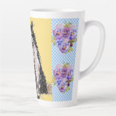 Tuxedo Katze Niedlich Zeichnend Schwarz-weiße Katz Milchtasse (Rechts)