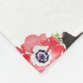 Tuxedo Katze Niedliche Hübsche Blume Katzen Wasser Fleecedecke (Ecke)