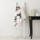 Tuxedo Katze Niedliche Hübsche Blume Katzen Wasser Sherpadecke (Beispiel)