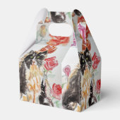 Tuxedo Katze Niedliche Rose Blume Katzen Girls Ros Geschenkschachtel (Rückseite)