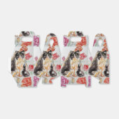 Tuxedo Katze Niedliche Rose Blume Katzen Girls Ros Geschenkschachtel (Ungefaltet)