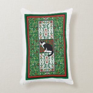 Tuxedo-Katze Ornament Custom Dekokissen