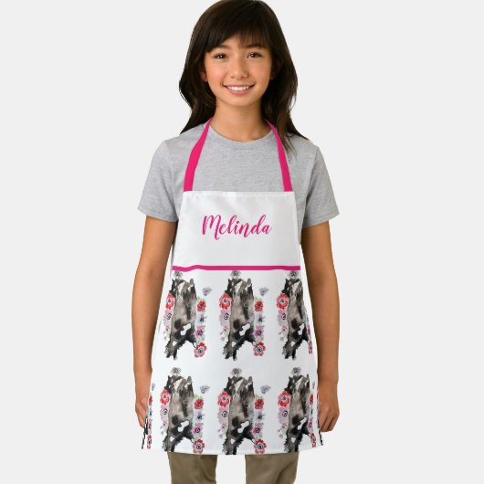 Tuxedo Katze Schwarz-weiß Funny Niedlich Cats Flor Schürze (Insitu)