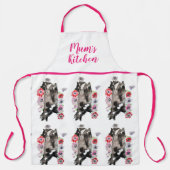 Tuxedo Katze Schwarz-weiß Funny Niedlich Cats Flor Schürze (Vorderseite)