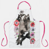 Tuxedo Katze Schwarz-weiß Funny Niedlich Cats Flor Schürze (Vorderseite)
