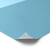 Tuxedo Katze Schwarz-weiß Katzen Blaues Plakat (Ecke)