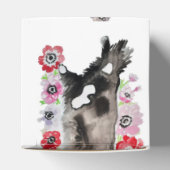 Tuxedo Katze Schwarz-weiß Katzen Geburtstag Geschenkschachtel (Oben)