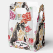 Tuxedo Katze Schwarz-weiß Katzen Niedliche Mädchen Geschenkschachtel (Geöffnet)