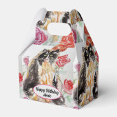 Tuxedo Katze Schwarz-weiß Katzen Niedliche Mädchen Geschenkschachtel (Vorderseite)