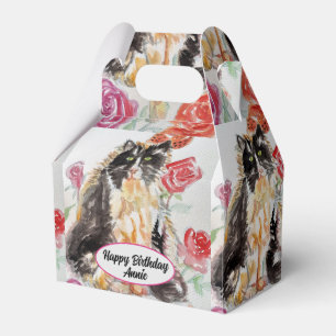 Tuxedo Katze Schwarz-weiß Katzen Niedliche Mädchen Geschenkschachtel