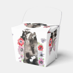 Tuxedo-Katze Schwarz Weiße Katzen Geburtstags-Gesc Geschenkschachtel