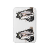 Tuxedo Katze Schwarze und weiße Katzen Haustiere B Badematte (Vorderseite Vertikal)