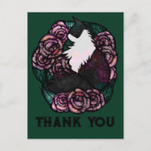 Tuxedo Katze Schwarze und weiße Katzen Postkarte (Vorderseite)