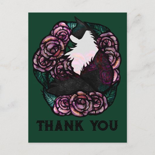 Tuxedo Katze Schwarze und weiße Katzen Postkarte (Vorderseite)