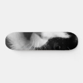Tuxedo-Katze Skateboard (Horizontal)