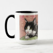 Tuxedo-Katzen-Kaffee-Tasse Tasse (Links)