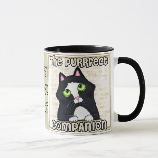 Tuxedo-Katzen-Kaffee/Tee-Tasse Tasse (Rechts)