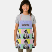 Tuxedo Katzen Niedlich Katzen Schwarz-weiß Pastell Schürze (Insitu)