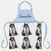 Tuxedo Katzen Niedliche Katzen Schwarz-weiße Schür Schürze (Vorderseite)