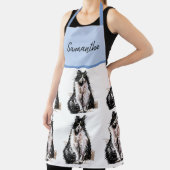 Tuxedo Katzen Niedliche Katzen Schwarz-weiße Schür Schürze (InSitu)