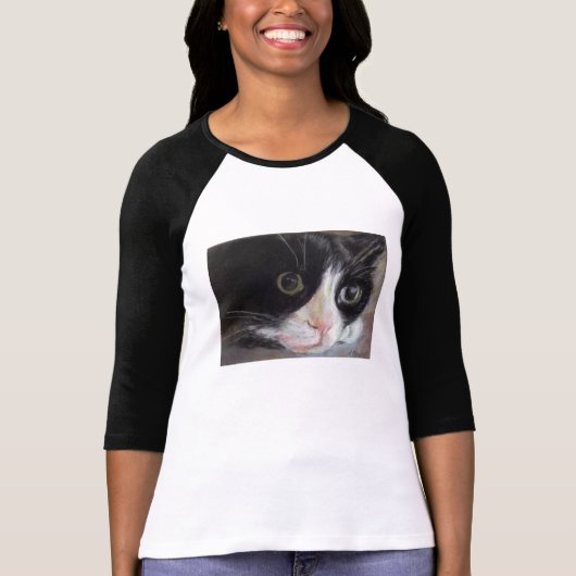 Tuxedo-Katzen-Shirt T-Shirt (Vorderseite)